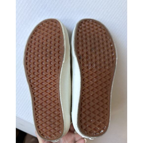 Size 7.5 - VANS Men’s Old Skool Casual Sneakers Textile/Suede Cream - Picture 15 of 16